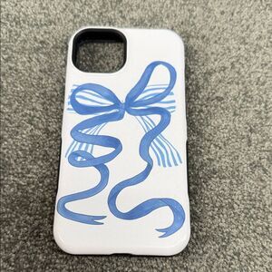 Casely Phone Case White Blue Ribbons Bows IPhone 14 Shabby Chic Pretty